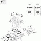 Touring E 01- cylinder and exhaust manifold 377