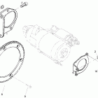 Touring LE 04- electric starter bracket e, e lt, le