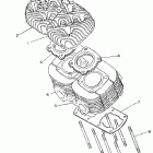 ENTICER II LT ET410TRV ГОЛОВКА ЦИЛИНДРА