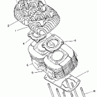 ENTICER II LT ET410TRS ГОЛОВКА ЦИЛИНДРА