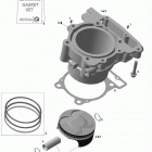 DS 450 Cylinder and piston