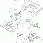 Outlander 500 STD Кузовные детали 3, std