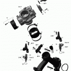 Renegade 800 X Intake manifold and throttle body renegade 800efi