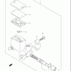 AN400 (Burgman) Rear master cylinder (model k8)