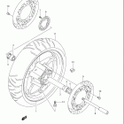 AN650 (Burgman) Front wheel (an650ak6 / ak7 / ak8)