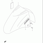 AN650,A (Burgman) Front fender (an650a)