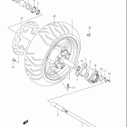 AN650 Rear wheel (an650k4 / k5)