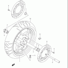 AN650 Front wheel (an650k3)