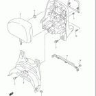AN400,S Pillion rider handle (center)(model k5 / k6)