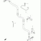 AN400,S Front brake hose (model k3)