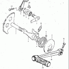 FZ50 1982-1983 Кик стартер
