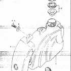 FZ50 1982-1983 Масляный бак