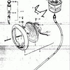 FZ50 1982-1983 Speedometer - headlamp