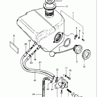FA50 1980-1981 Fuel tank (model x : ~f.no.3102977)