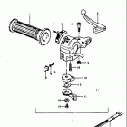 FZ50 1979-1981 Rear brake - handle switch (fz50n