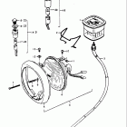 FZ50 1979-1981 Speedometer - headlamp