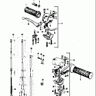 F50 1971 Grip - handle switch - control cable