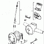 F50 1971 Speedometer - headlamp