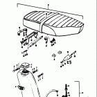 F50 1971 Fuel tank - seat