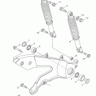 ZUMA-YW125YL/YW125YY/YW125YB Задний рычаг подвески