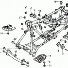 TRX125 Рама