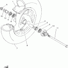 VINO-YJ125T Переднее колесо
