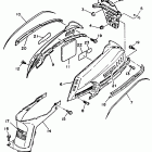 RIVA-XC 125 БОКОВАЯ КРЫШКА