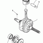 XC 125Z Коленчатый вал и Поршень