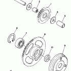 XC 125Z Муфта стартера