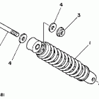 CA  50 Swing arm rear suspension