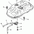 XC125SC/XC125NC/XC125N Fuel tank noncalifornia