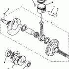 XC125SC/XC125NC/XC125N Коленчатый вал и Поршень