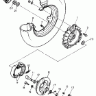 XC 180 Rear wheel xc180k - kc - l - lc