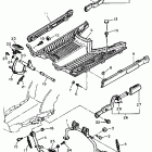XC 180 Stand footrest xc180k - kc - l - lc