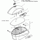 V10DB36DA/EB36DA CROSS COUNTRY/CROSS ROADS ALL OPTIONS Body, saddlebag asm. - v10db36da / eb36da all options