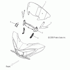 V10DB36DA/EB36DA CROSS COUNTRY/CROSS ROADS ALL OPTIONS Body, windshield fairing - v10db36da / eb36da all option...