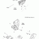 V10DB36DA/EB36DA CROSS COUNTRY/CROSS ROADS ALL OPTIONS Brakes, caliper, front and rear - v10db36da / eb36da all...