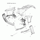 V10DB36DA/EB36DA CROSS COUNTRY/CROSS ROADS ALL OPTIONS Chassis, highway bar - v10db36da / eb36da all options