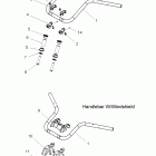 V10DB36DA/EB36DA CROSS COUNTRY/CROSS ROADS ALL OPTIONS Steering, handlebar mounting - v10db36da / eb36da all op...