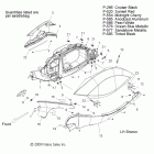 V10SD36/SC36/VB36 VISION TOUR PREMIUM/NESS/8 BALL ALL OPTIONS Body, saddlebag asm. - v10sd36 / sc36 / vb36 all options