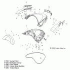 V10SD36/SC36/VB36 VISION TOUR PREMIUM/NESS/8 BALL ALL OPTIONS Body, trunk lid asm. - v10sd36 / sc36 / vb36 all options