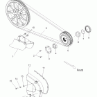 V10SD36/SC36/VB36 VISION TOUR PREMIUM/NESS/8 BALL ALL OPTIONS Drive train, drive sprocket, belt, cover and guard - v10...