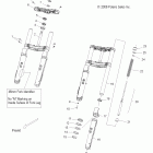 V10SD36/SC36/VB36 VISION TOUR PREMIUM/NESS/8 BALL ALL OPTIONS Suspension, front forks and clamps, 46 mm - v10sd36 / sc...