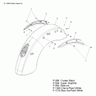 V09CB26/CD26/KB26/PB26 KINGPIN/KINGPIN TOURING/KINGPIN LOW/KINGP Body, fender, rear - v09cb26 / cd26 / kb26 / pb26 all op...