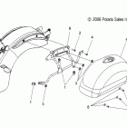 V09CB26/CD26/KB26/PB26 KINGPIN/KINGPIN TOURING/KINGPIN LOW/KINGP Body, saddlebags - v09cb26 / cd26 / kb26 / pb26 all opti...