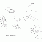 V09CB26/CD26/KB26/PB26 KINGPIN/KINGPIN TOURING/KINGPIN LOW/KINGP Body, seat and backrest - v09cb26 / cd26 / kb26 / pb26 a...