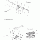 V09CB26/CD26/KB26/PB26 KINGPIN/KINGPIN TOURING/KINGPIN LOW/KINGP Chassis, footpeg and floorboard, lh - v09cb26 / cd26 / k...
