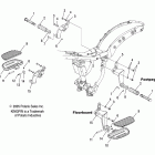 V09CB26/CD26/KB26/PB26 KINGPIN/KINGPIN TOURING/KINGPIN LOW/KINGP Chassis, passenger footpegs and floorboards - v09cb26 / ...