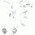 V09CB26/CD26/KB26/PB26 KINGPIN/KINGPIN TOURING/KINGPIN LOW/KINGP Steering, controls and mirrors - v09cb26 / cd26 / kb26 /...