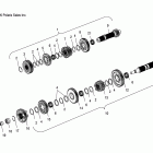 V09HB36/HS36 HAMMER/HAMMER SPORT ALL OPTIONS Drive train, transmission (6 speed) - v09hb36 / hs36 all...